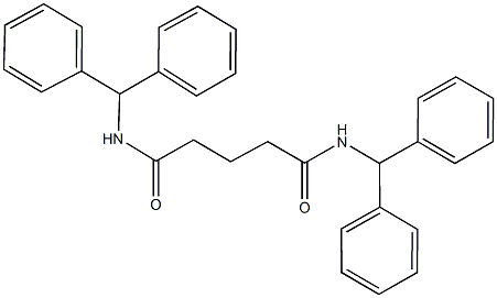 N~1~,N~5~-dibenzhydrylpentanediamide Struktur