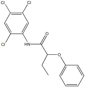 2-phenoxy-N-(2,4,5-trichlorophenyl)butanamide Struktur