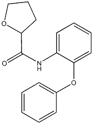 N-(2-phenoxyphenyl)tetrahydro-2-furancarboxamide Struktur