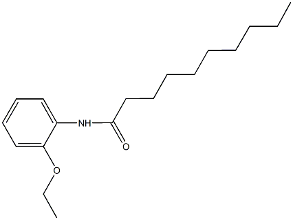 N-(2-ethoxyphenyl)decanamide Struktur