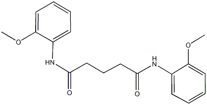 N~1~,N~5~-bis(2-methoxyphenyl)pentanediamide Struktur