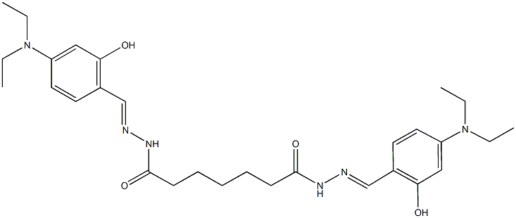 N'~1~,N'~7~-bis[4-(diethylamino)-2-hydroxybenzylidene]heptanedihydrazide Struktur