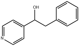 2-phenyl-1-(4-pyridinyl)ethanol Struktur