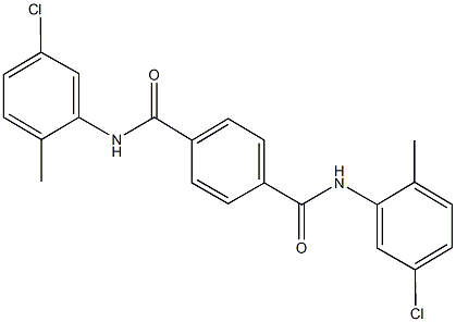 N~1~,N~4~-bis(5-chloro-2-methylphenyl)terephthalamide Struktur