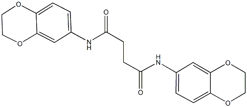 N~1~,N~4~-di(2,3-dihydro-1,4-benzodioxin-6-yl)succinamide Struktur