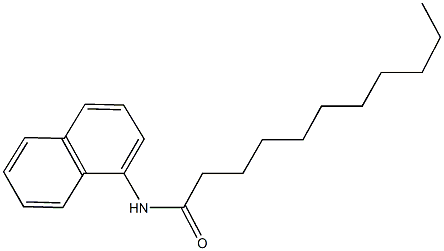 N-(1-naphthyl)undecanamide Struktur