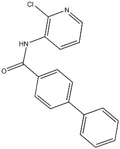 N-(2-chloro-3-pyridinyl)[1,1'-biphenyl]-4-carboxamide Struktur