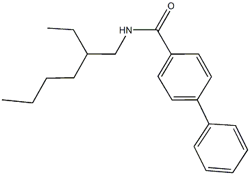 N-(2-ethylhexyl)[1,1'-biphenyl]-4-carboxamide Struktur