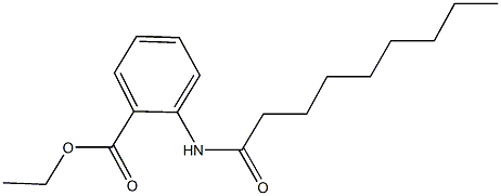 ethyl 2-(nonanoylamino)benzoate Struktur