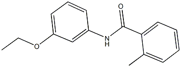 N-(3-ethoxyphenyl)-2-methylbenzamide Struktur