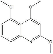 2,4,5-trimethoxyquinoline Struktur