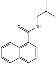 N-isobutyl-1-naphthamide Struktur