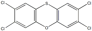 2,3,7,8-tetrachlorophenoxathiin Struktur