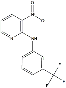 3-nitro-2-[3-(trifluoromethyl)anilino]pyridine Struktur