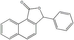 3-phenylnaphtho[1,2-c]furan-1(3H)-one Struktur