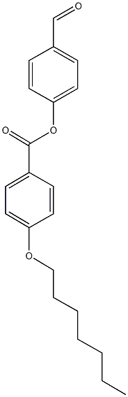 4-formylphenyl 4-(heptyloxy)benzoate Struktur