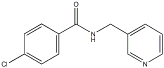 4-chloro-N-(3-pyridinylmethyl)benzamide Struktur