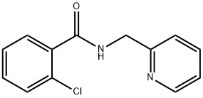 2-chloro-N-(2-pyridinylmethyl)benzamide Struktur