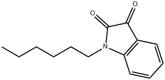 1-Hexylindoline-2,3-dione Struktur