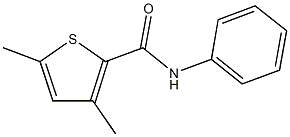 3,5-dimethyl-N-phenyl-2-thiophenecarboxamide Struktur