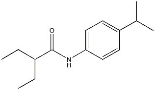 2-ethyl-N-(4-isopropylphenyl)butanamide Struktur