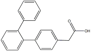 1,1':2':1''-terphenyl-4-acetic acid Struktur