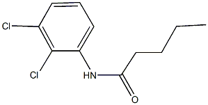 N-(2,3-dichlorophenyl)pentanamide Struktur