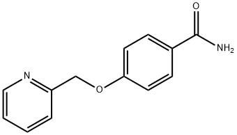 4-(2-pyridinylmethoxy)benzamide Struktur