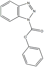 phenyl 1H-1,2,3-benzotriazole-1-carboxylate Struktur