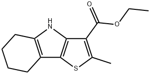 ethyl 2-methyl-5,6,7,8-tetrahydro-4H-thieno[3,2-b]indole-3-carboxylate Struktur