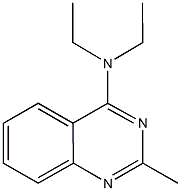 N,N-diethyl-2-methyl-4-quinazolinamine Struktur