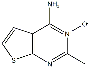 2-methylthieno[2,3-d]pyrimidin-4-amine 3-oxide Struktur