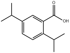 2,5-diisopropylbenzoic acid Struktur