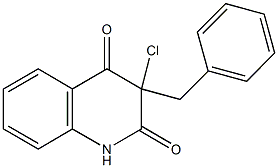 3-benzyl-3-chloro-2,4(1H,3H)-quinolinedione Struktur