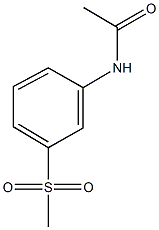 N-[3-(methylsulfonyl)phenyl]acetamide Struktur