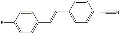 4-[2-(4-fluorophenyl)vinyl]benzonitrile Struktur