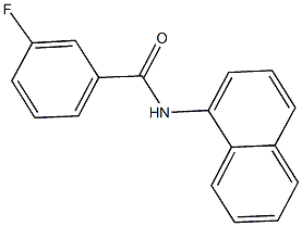 3-fluoro-N-(1-naphthyl)benzamide Struktur