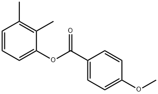 2,3-dimethylphenyl 4-methoxybenzoate Struktur