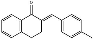 2-(4-methylbenzylidene)-3,4-dihydro-1(2H)-naphthalenone Struktur