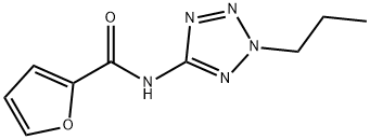 N-(2-propyl-2H-tetraazol-5-yl)-2-furamide Struktur