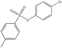 4-chlorophenyl 4-methylbenzenesulfonate Struktur