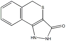 1,2-dihydroisothiochromeno[4,3-c]pyrazol-3(5H)-one Struktur