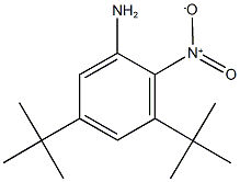 3,5-ditert-butyl-2-nitroaniline Struktur