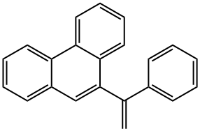 9-(1-phenylvinyl)phenanthrene Struktur