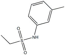 N-(3-methylphenyl)ethanesulfonamide Struktur