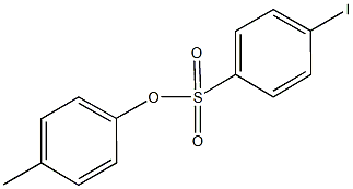 4-methylphenyl 4-iodobenzenesulfonate Struktur