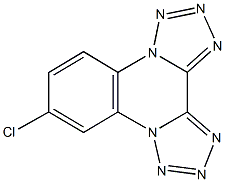 9-chloroditetraazolo[1,5-a:5,1-c]quinoxaline Struktur