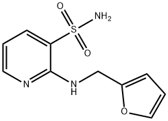 2-[(2-furylmethyl)amino]-3-pyridinesulfonamide Struktur