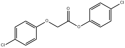 4-chlorophenyl (4-chlorophenoxy)acetate Struktur