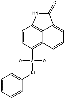 2-oxo-N-phenyl-1,2-dihydrobenzo[cd]indole-6-sulfonamide Struktur